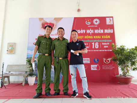 Công an Phường 1, thành phố Tây Ninh với phong trào " Một giọt máu cho đi, một cuộc đời ở lại"
