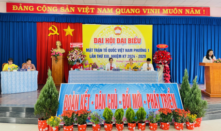 Đại hội Đại biểu Mặt trận Tổ quốc Việt Nam Phường 1 lần thứ XIII, nhiệm kỳ 2024-2029