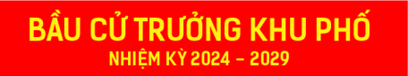 UBND phường 1, thành phố Tây Ninh thông báo thời gian, địa điểm  bỏ phiếu bầu cử Trưởng khu phố nhiệm kỳ 2024-2029  trên địa bàn phường 1