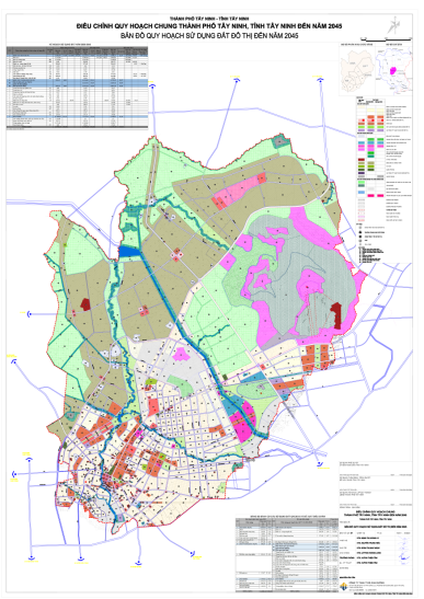 Niêm yết công khai đồ án điều chỉnh Quy hoạch chung thành phố Tây Ninh đến năm 2045